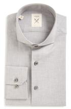 Men's Strong Suit 'espirit' Trim Fit Solid Dress Shirt .5 R - Grey