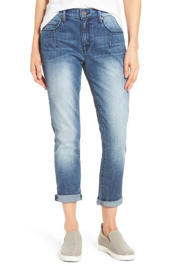 Women's Parker Smith Stretch Roll Cuff Girlfriend Jeans