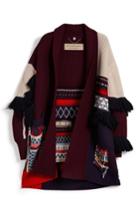 Women's Burberry Rotaldo Wool & Cashmere Patchwork Cardigan