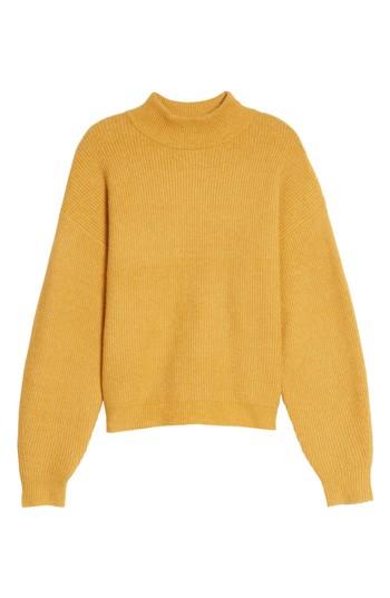 Women's Leith Cozy Ribbed Pullover - Yellow
