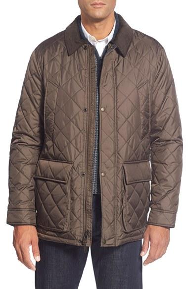 Men's Cole Haan Quilted Jacket - Green