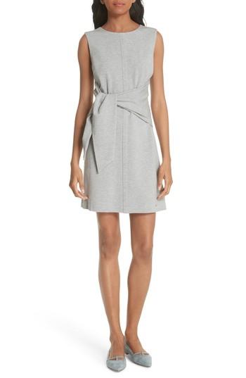 Women's Ted Baker London Evalina Tie Front Dress - Grey
