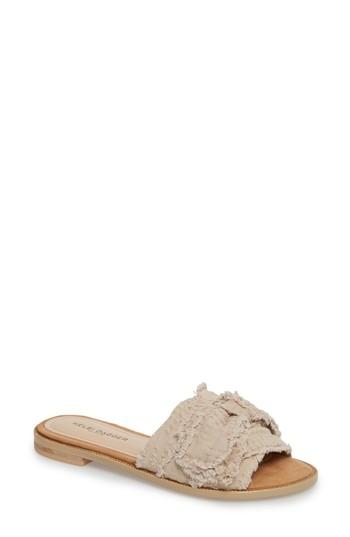 Women's Kelsi Dagger Brooklyn Revere Bow Slide Sandal .5 M - Beige