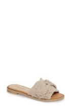 Women's Kelsi Dagger Brooklyn Revere Bow Slide Sandal .5 M - Beige