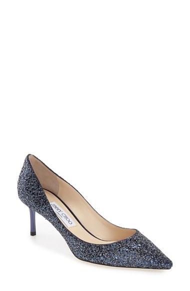 Women's Jimmy Choo 'romy' Pointy Toe Pump .5us / 35.5eu - Blue