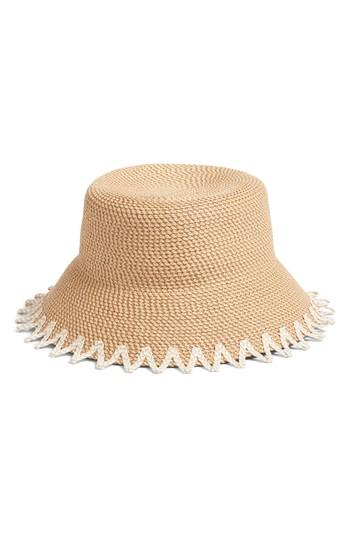 Women's Eric Javits Eloise Squishee Bucket Hat - Brown
