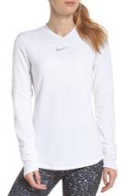 Women's Nike Dry Long Sleeve Pullover - White