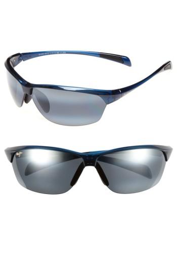 Women's Maui Jim Hot Sands 71mm Polarizedplus2 Sunglasses - Blue/ Neutral