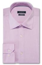 Men's Bugatchi Trim Fit Solid Dress Shirt - Pink