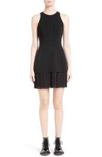 Women's Cinq A Sept Catronia Pleated Sheath Dress