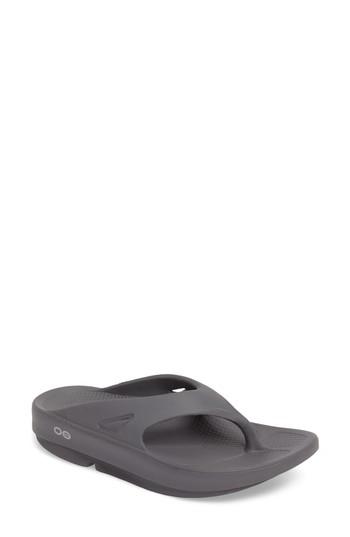 Women's Oofos Ooriginal Sandal M - Grey