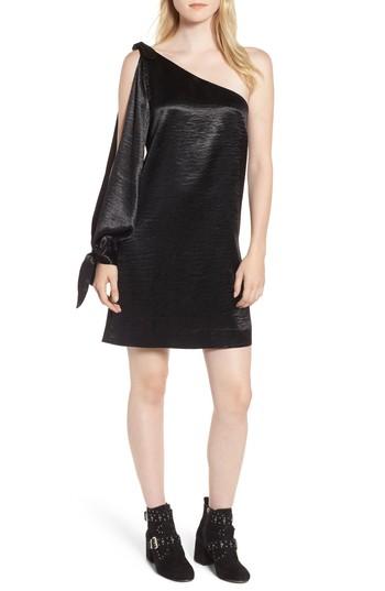 Women's Rebecca Minkoff Nash One-shoulder Shift Dress - Black