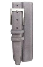 Men's Torino Belts Suede Belt - Grey