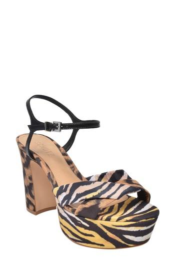Women's Schutz X Adriana Lima Publia Platform Sandal .5 M - Black