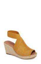 Women's Gentle Souls By Kenneth Cole Colleen Espadrille Wedge .5 M - Yellow