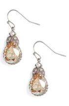 Women's Sorrelli Decorative Deco Crystal Drop Earrings