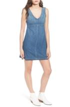 Women's Ag Dana Denim A-line Minidress - Blue