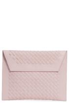 Bottega Veneta Set Of 3 Nappa Leather Pouches - Pink