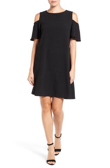 Women's Bobeau Cold Shoulder Shift Dress