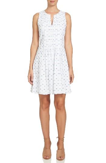 Women's Cece Fil Coupe Fit & Flare Dress - White