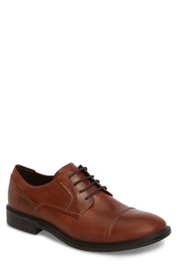 Men's Ecco Knoxville Cap Toe Derby -7.5us / 41eu - Brown