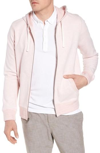 Men's 1901 Space Dyed Zip Hoodie - Pink