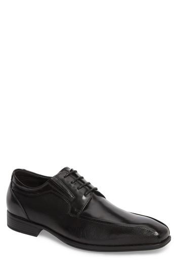 Men's Reaction Kenneth Cole Graham Embossed Bike Toe Derby M - Black