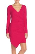 Women's Adelyn Rae Ruched Jersey Sheath Dress - Pink