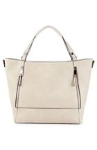Sole Society Nera Faux Leather Tote - Beige