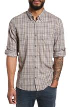 Men's John Varvatos Star Usa Slim Fit Plaid Sport Shirt - Red