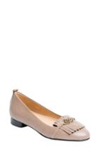 Women's Ukies Leona Kiltie Loafer M - Beige