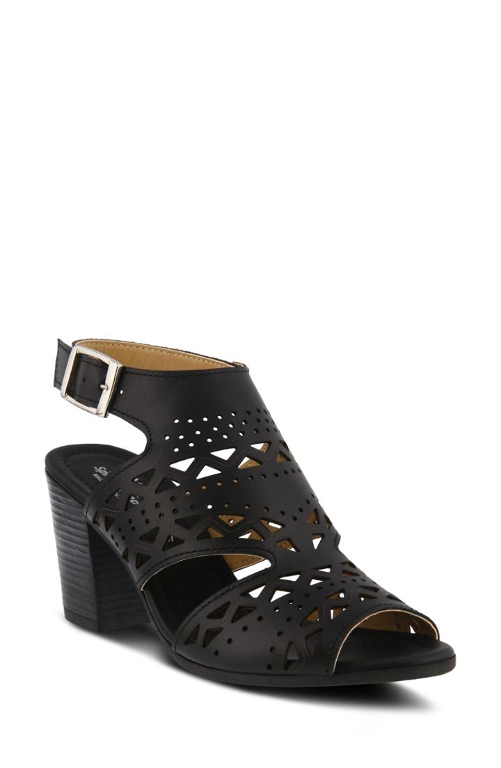 Women's Spring Step Rosemarie Sandal .5-6us / 36eu - Black