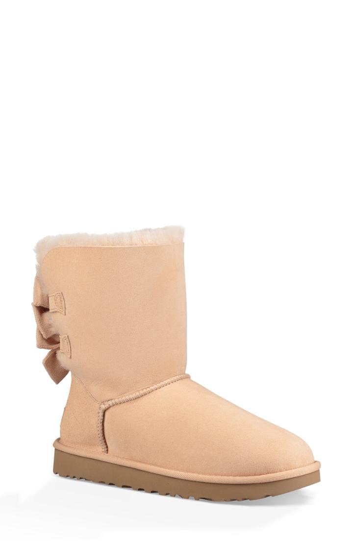 Women's Ugg Bailey Bow Genuine Shearling Bootie