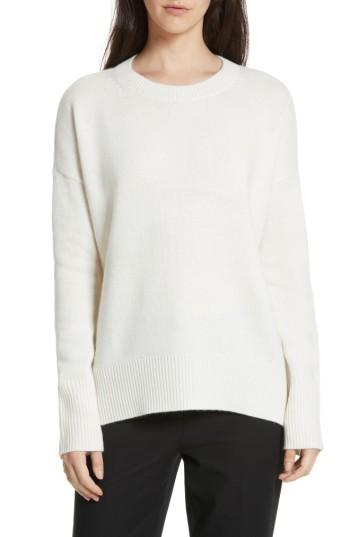 Women's Theory Karenia R Cashmere Sweater - Ivory