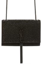 Saint Laurent Small Kate Crystal Embellished Crossbody Bag -