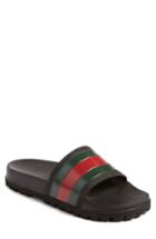 Men's Gucci 'pursuit Treck' Slide Sandal Us / 11uk - Black