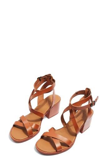 Women's Topshop Dizzy Strappy Sandal .5us / 36eu - Brown