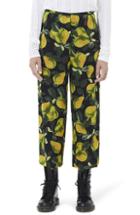 Women's Marc Jacobs Pear Print Wide Leg Pants - Green