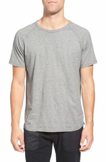 Men's Reigning Champ Jersey Raglan Crewneck T-shirt, Size - Grey