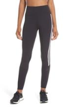 Women's Adidas Believe This 3-stripes High Waist Ankle Leggings - Black