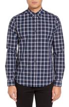 Men's Theory Zack Plaid Sport Shirt