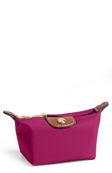 Women's Longchamp 'le Pliage' Coin Purse - Pink