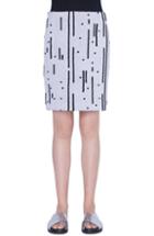 Women's Akris Punto Memphis Lamiera Miniskirt - Grey