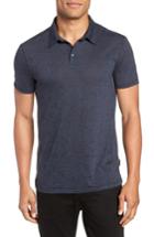 Men's John Varvatos Star Usa Burnout Fit Polo, Size Small - Blue