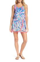 Women's Lilly Pulitzer Jarrett Romper, Size - Blue