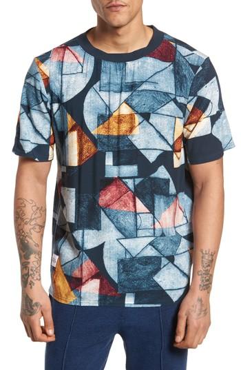 Men's Native Youth Olio Etch Woven T-shirt - Blue