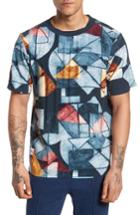 Men's Native Youth Olio Etch Woven T-shirt - Blue