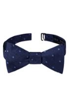 Men's Ted Baker London Grand Dot Silk Bow Tie, Size - Blue