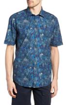 Men's Rodd & Gunn Chedworth Slim Fit Print Sport Shirt - Green