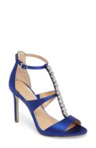 Women's Jewel Badgley Mischka Mica Crystal Embellished Strappy Sandal M - Blue
